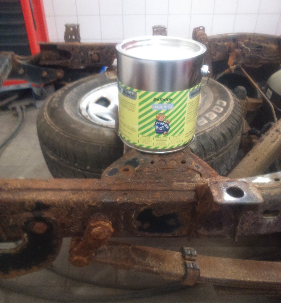Invento Chassi Primer gewährt einen langen Rostschutz auf Chassis
